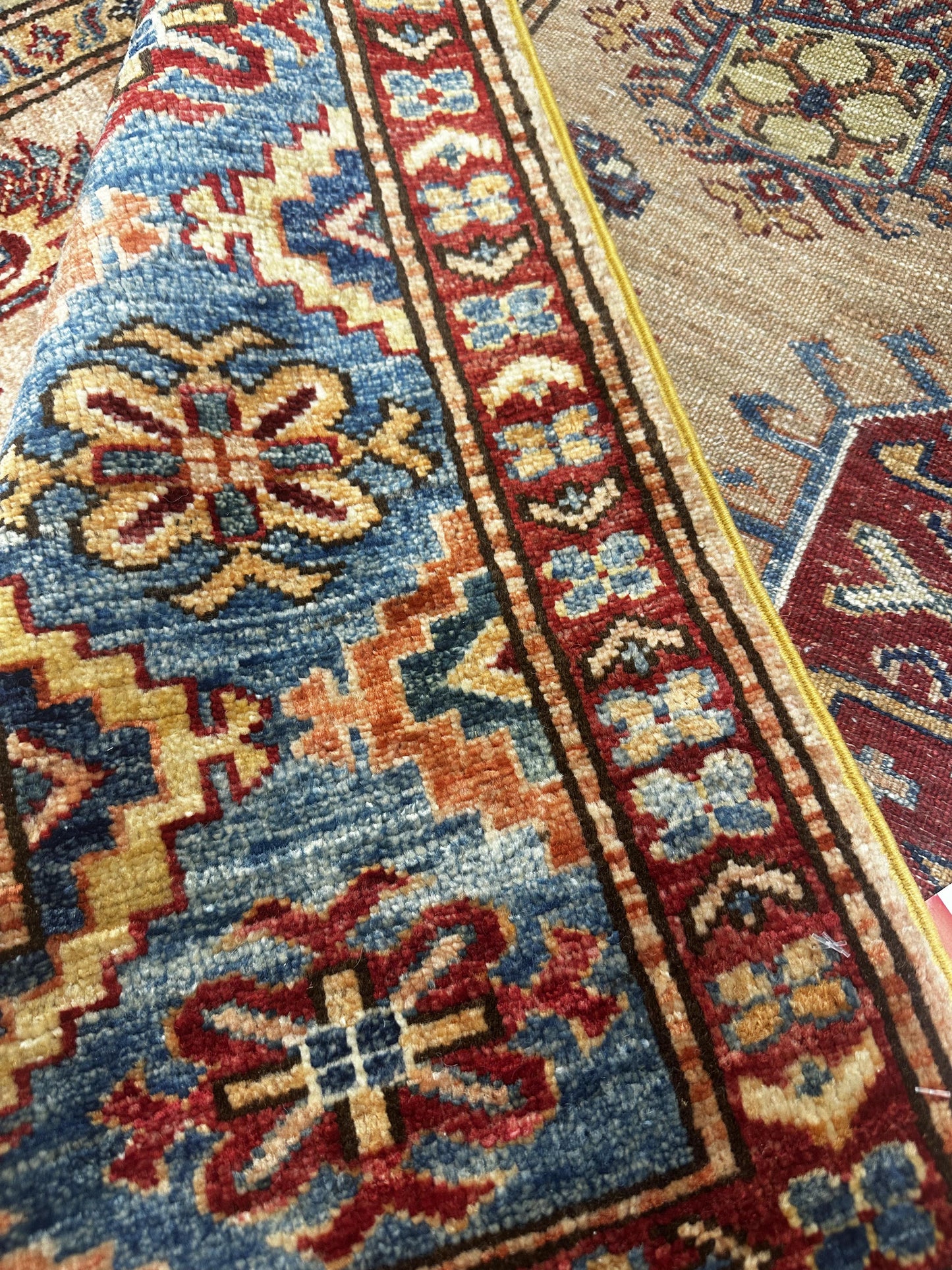 Fine Tribal 4'1 x 5'7 Hand Knotted Wool Rug Pakistan